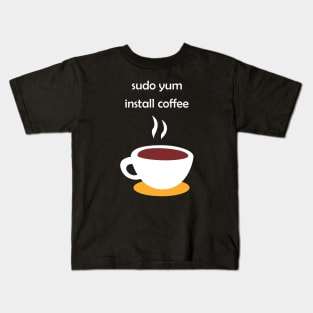 Linux Install Coffee Kids T-Shirt